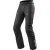 RevIt Horizon 2 Black Leather Motorcycle Trouser Front                                                                                                                                                                                                         