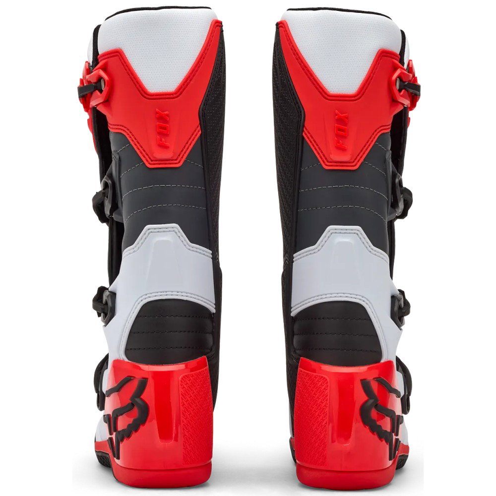 Comp Boots White Fluo Red