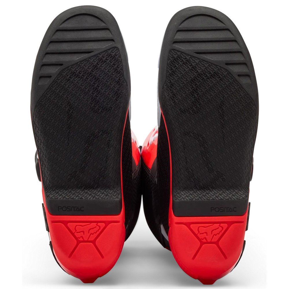 Comp Boots White Fluo Red