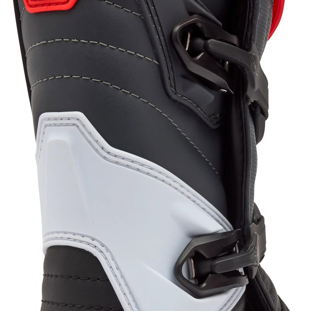Comp Boots White Fluo Red