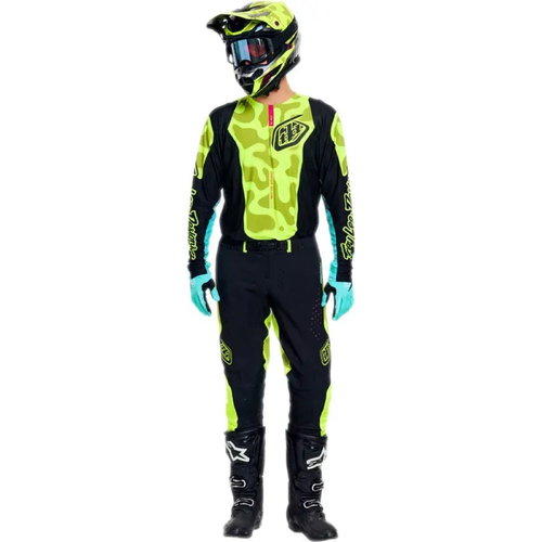 Troy Lee Designs Troy Lee Designs SE Pro Myth Pants Black Flo Yellow