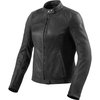 RevIt Rosa Ladies Black Textile Motorcycle Jacket Front                                                                                                                                                                                                        