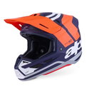 S-M7 Core Helmet Matt Orange Blue