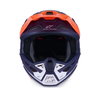 Alpinestars Alpinestars S-M7 Core Helmet Matt Orange Blue - Thumbnail 3