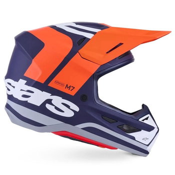 Alpinestars Alpinestars S-M7 Core Helmet Matt Orange Blue