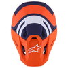 Alpinestars Alpinestars S-M7 Core Helmet Matt Orange Blue - Thumbnail 6