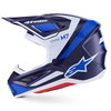 Alpinestars Alpinestars S-M7 Rise Helmet Blue White Glossy - Thumbnail 2