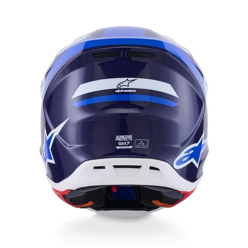 Alpinestars Alpinestars S-M7 Rise Helmet Blue White Glossy