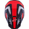 Alpinestars Alpinestars S-M7 Rise Helmet Black Silver Red Fluo Glossy - Thumbnail 5