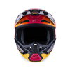 Alpinestars Alpinestars S-M7 Rise Helmet Black Yellow Pink Glossy - Thumbnail 4