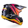 Alpinestars Alpinestars S-M7 Rise Helmet Black Yellow Pink Glossy - Thumbnail 6