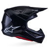 Alpinestars Alpinestars S-M7 Solid Helmet Gloss Black - Thumbnail 4