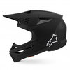 Alpinestars Alpinestars S-M3 Solid Helmet Matt Black - Thumbnail 2
