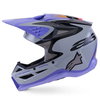 Alpinestars Alpinestars S-M3 Jettson Helmet Grey Purple Black Glossy - Thumbnail 6