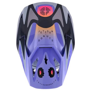 Alpinestars Alpinestars S-M3 Youth Jettson Helmet Grey Purple Black Glossy