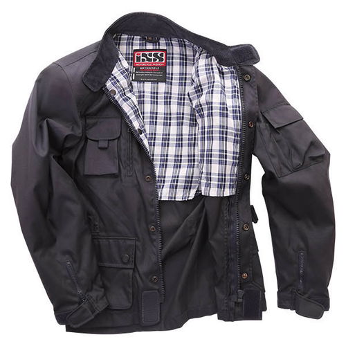 IXS Rialto 2 Black Textile Motorcycle Jacket Inside                                                                                                                                                                                                            