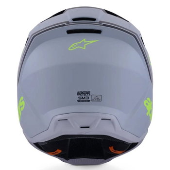 Alpinestars Alpinestars S-M3 Radium Helmet Grey Black Yellow Fluo Matt