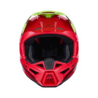 S-M3 Fray Helmet Red Yellow Fluo Black Glossy