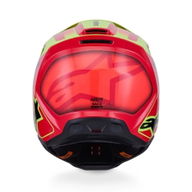 S-M3 Fray Helmet Red Yellow Fluo Black Glossy