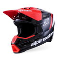 S-M3 Radium Helmet Black Red Fluo White Glossy