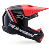 Alpinestars Alpinestars S-M3 Radium Helmet Black Red Fluo White Glossy - Thumbnail 3