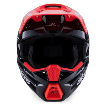 Alpinestars Alpinestars S-M3 Radium Helmet Black Red Fluo White Glossy