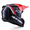 Alpinestars Alpinestars S-M3 Radium Helmet Black Red Fluo White Glossy - Thumbnail 6