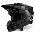 S-M3 Solid Helmet Glossy Black