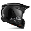 Alpinestars Alpinestars S-M3 Solid Helmet Glossy Black - Thumbnail 2
