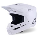 S-M3 Solid Helmet Glossy White