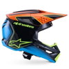 Alpinestars Alpinestars S-M3 Fray Helmet Black Orange Yellow Flo Green - Thumbnail 3