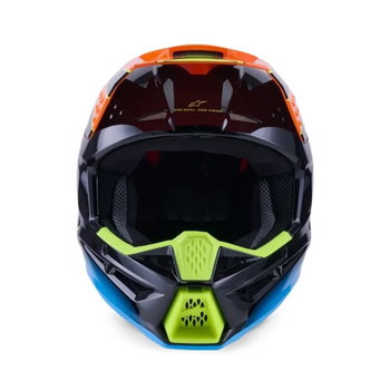 Alpinestars Alpinestars S-M3 Fray Helmet Black Orange Yellow Flo Green