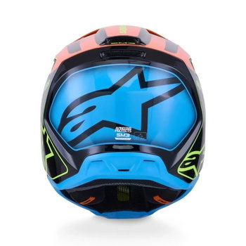Alpinestars Alpinestars S-M3 Fray Helmet Black Orange Yellow Flo Green