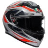 AGV AGV K3 Helmet ECE 22.06 Space White Flo Red - Thumbnail 1