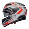 AGV AGV K3 Helmet ECE 22.06 Space White Flo Red - Thumbnail 2
