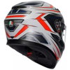 AGV AGV K3 Helmet ECE 22.06 Space White Flo Red - Thumbnail 3