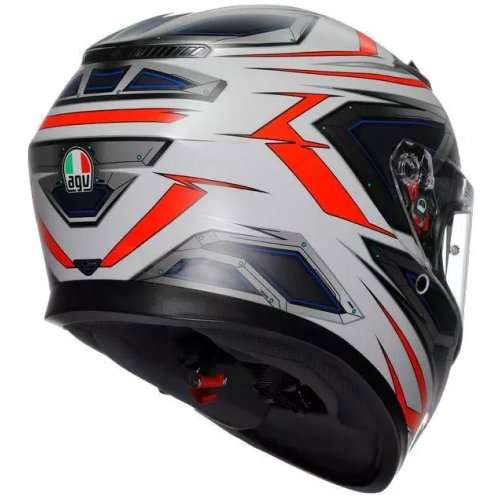 AGV AGV K3 Helmet ECE 22.06 Space White Flo Red