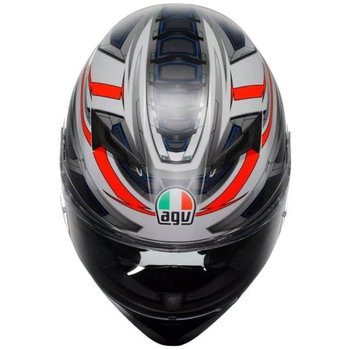 AGV AGV K3 Helmet ECE 22.06 Space White Flo Red