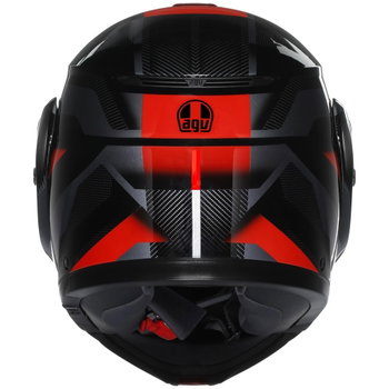 AGV AGV Street Modular Ledro Helmet Black Red