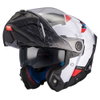 MT MT Atom 2 SV Highlands Helmet A7 Gloss White Red Blue - Thumbnail 1