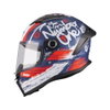 MT MT Stinger 2 Youth Rocket Helmet C17 Matt Blue Red White - Thumbnail 2