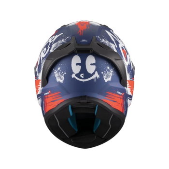 MT MT Stinger 2 Youth Rocket Helmet C17 Matt Blue Red White