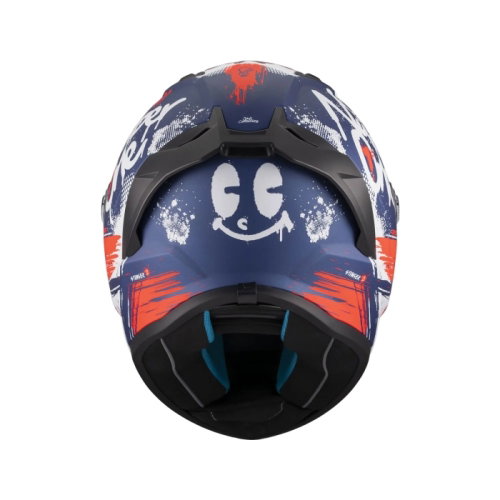 MT MT Stinger 2 Youth Rocket Helmet C17 Matt Blue Red White