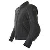 IXS Atlas Black Leather Motorcycle Jacket Side                                                                                                                                                                                                                 