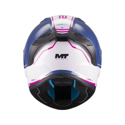 MT MT Stinger 2 Core Helmet A8 Gloss Navy White Pink