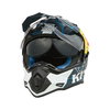 Oneal Oneal ADV Kini Red Bull 1 Helmet Blue White - Thumbnail 4