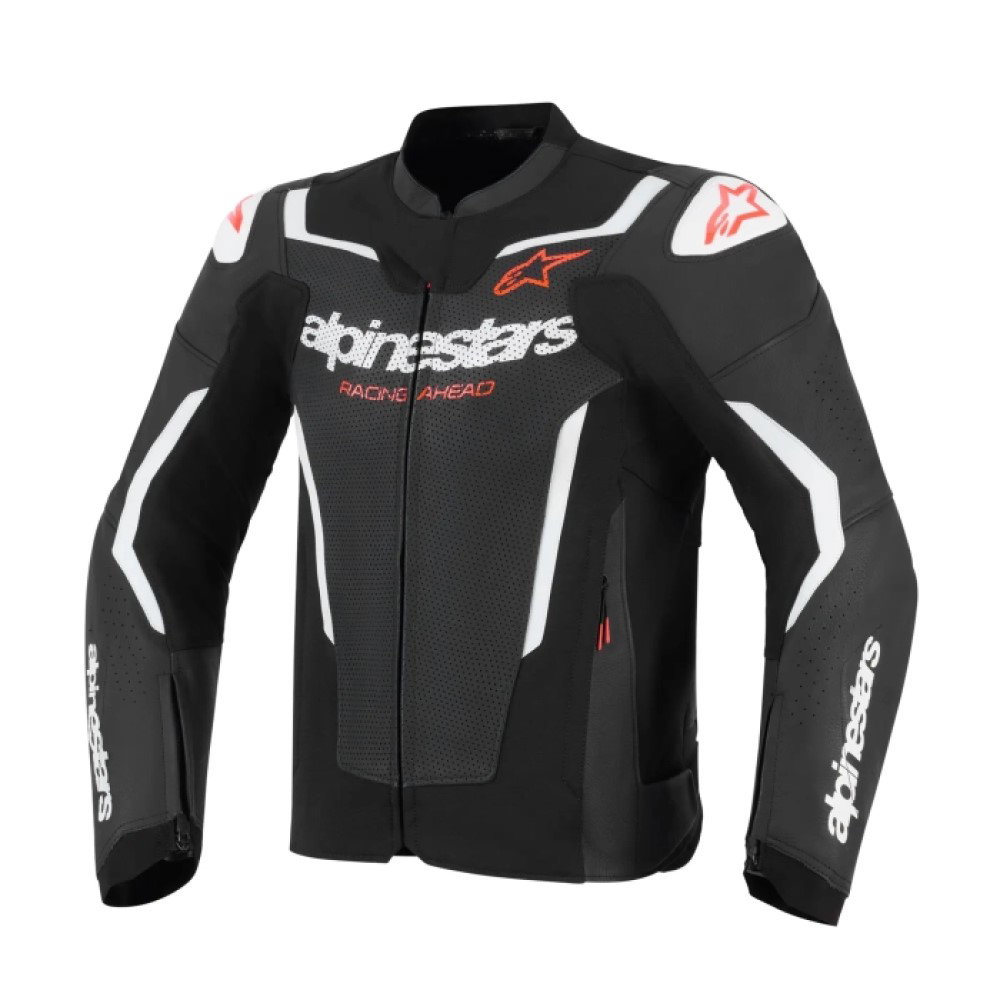 Alpinestars Motegi Jacket - Black/White/Blue - FREE Delivery | J&S