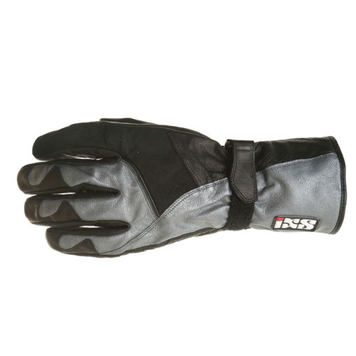 IXS Dabo Black Grey Motorcycle Gloves Back                                                                                                                                                                                                                     