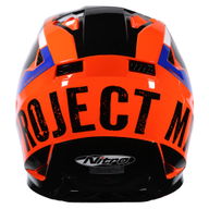 MX735 Podium 2 Helmet Blue Orange Black White