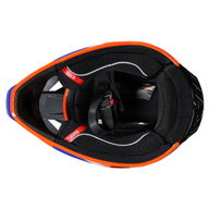 MX735 Podium 2 Helmet Blue Orange Black White